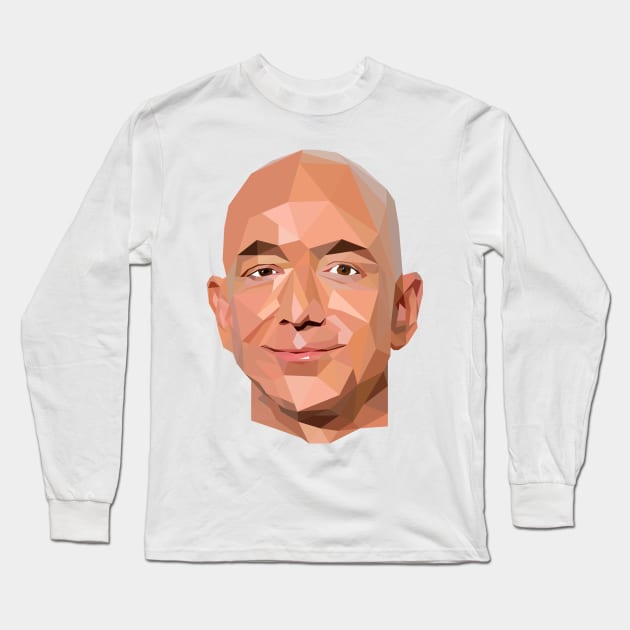 Jeff Bezos Long Sleeve T-Shirt by throwback